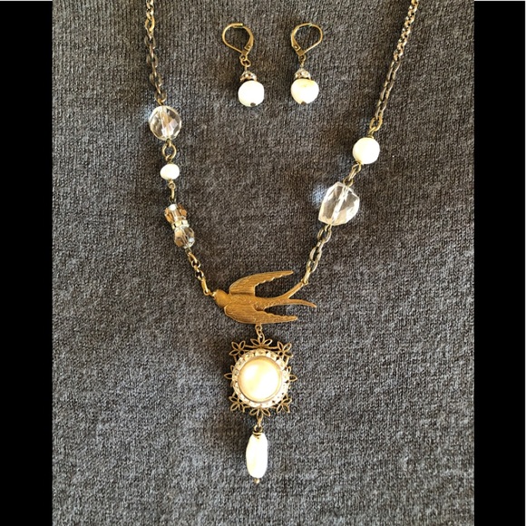 Handmade Necklace & earring set - Picture 3 of 10